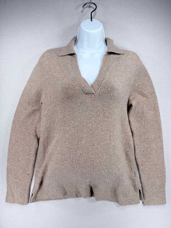 J. Crew Sweaters - J.Crew Extra-Soft Knit Polo Sweater Tan Beige Small